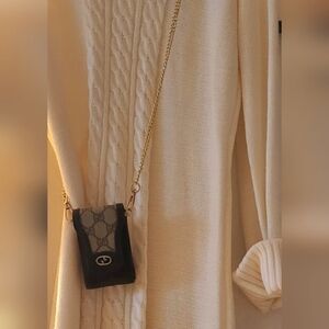 SOLD Gucci Card Case Wallet Micro Crossbody Customized Vintage